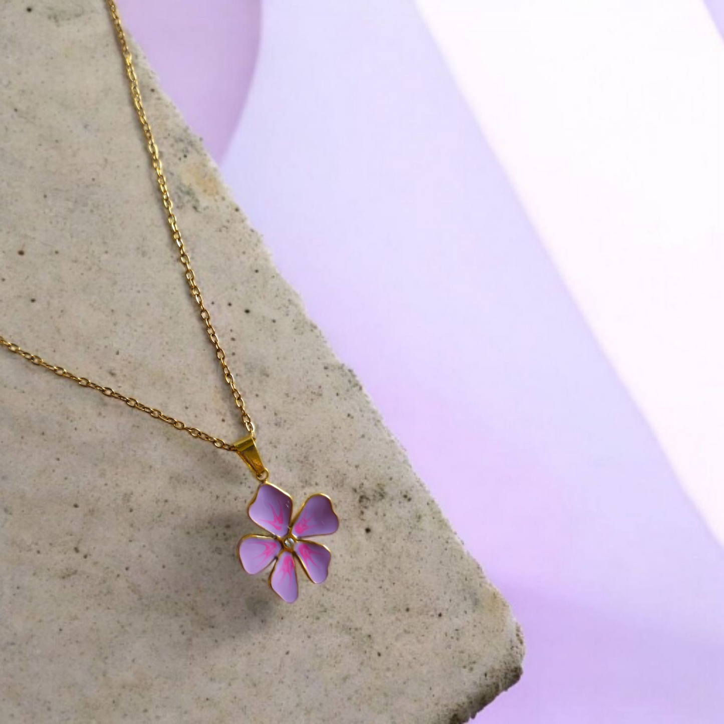 Lavander Gardenia Necklace