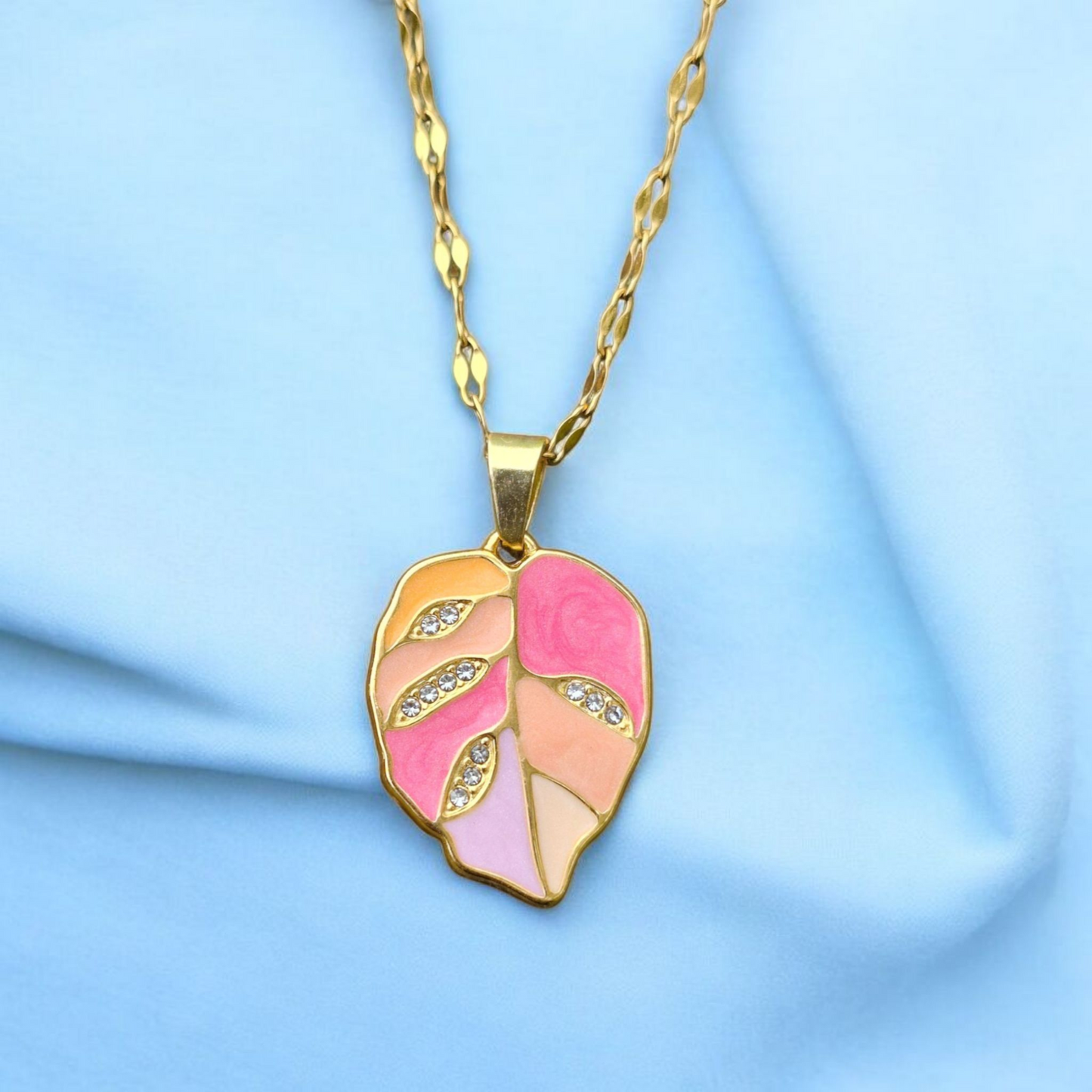 Soft Leaf Necklace