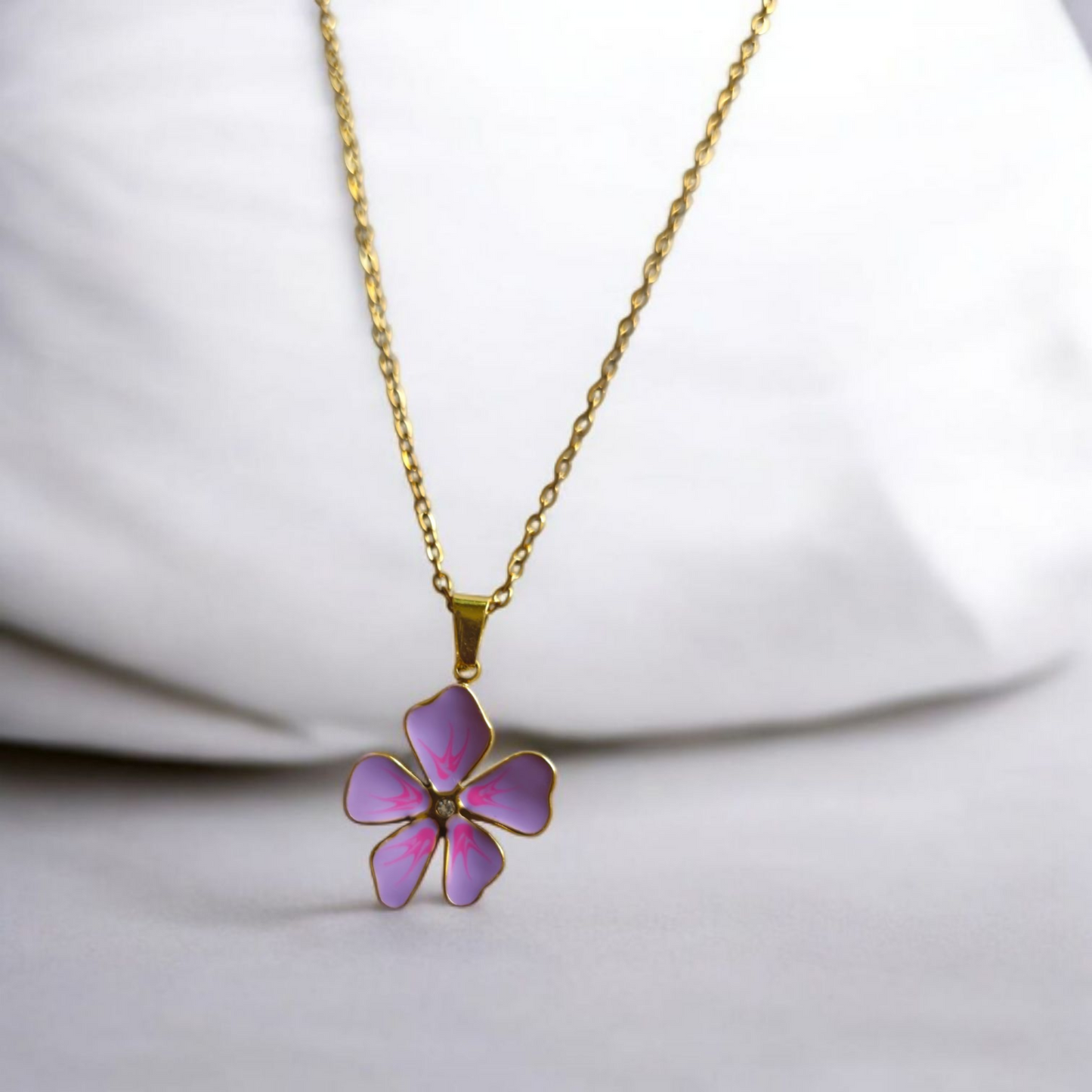 Gardenia Pink Necklace