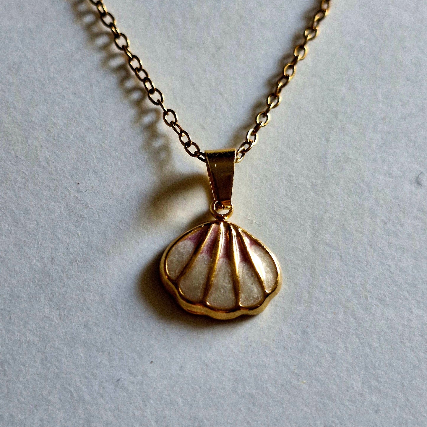 Pink Seashell Necklace