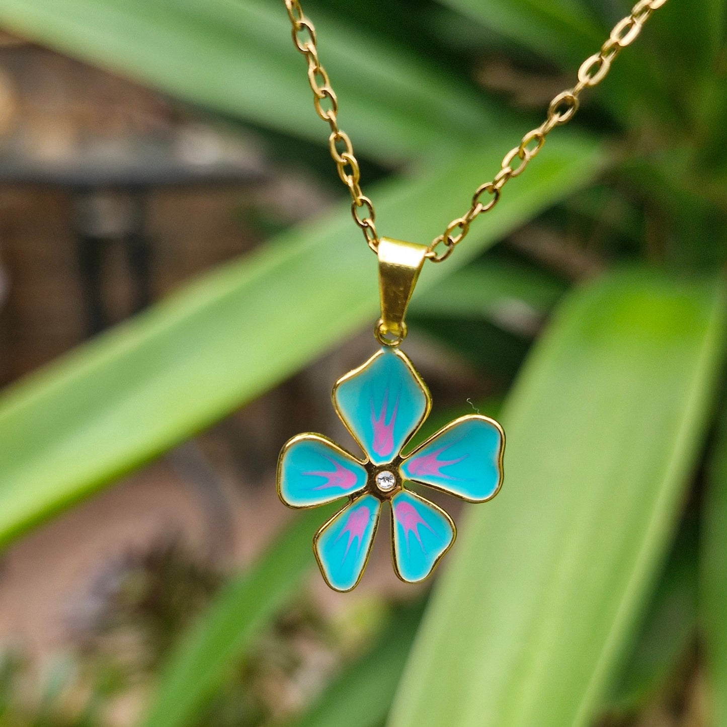 Gardenia Pink Necklace