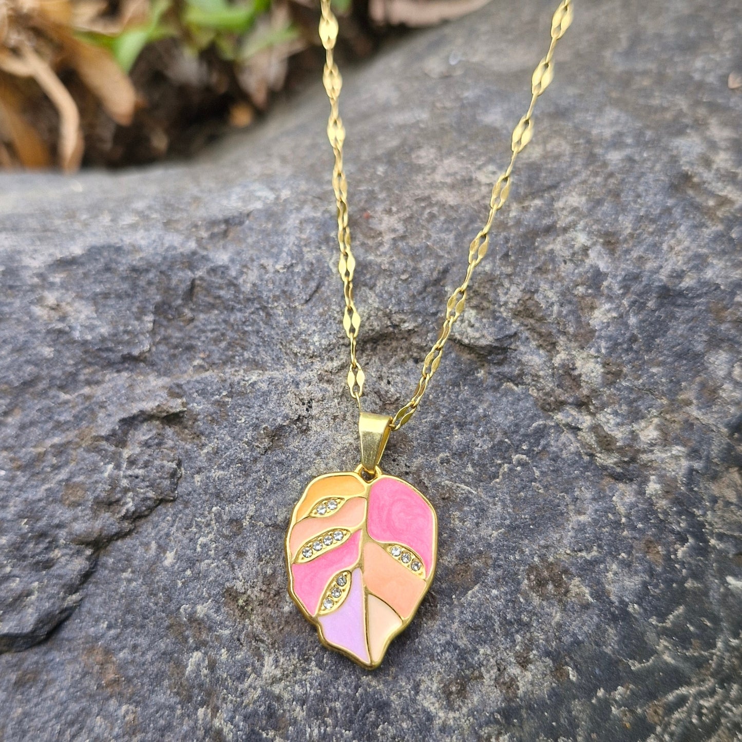 Soft Leaf Necklace
